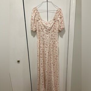 Floral cottage core dress